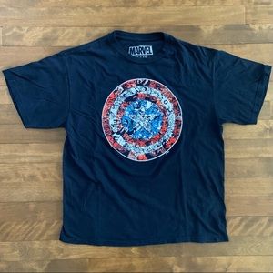 MARVEL Captain America Graphic Short-Sleeve Tee / Size XL / 100% Cotton
